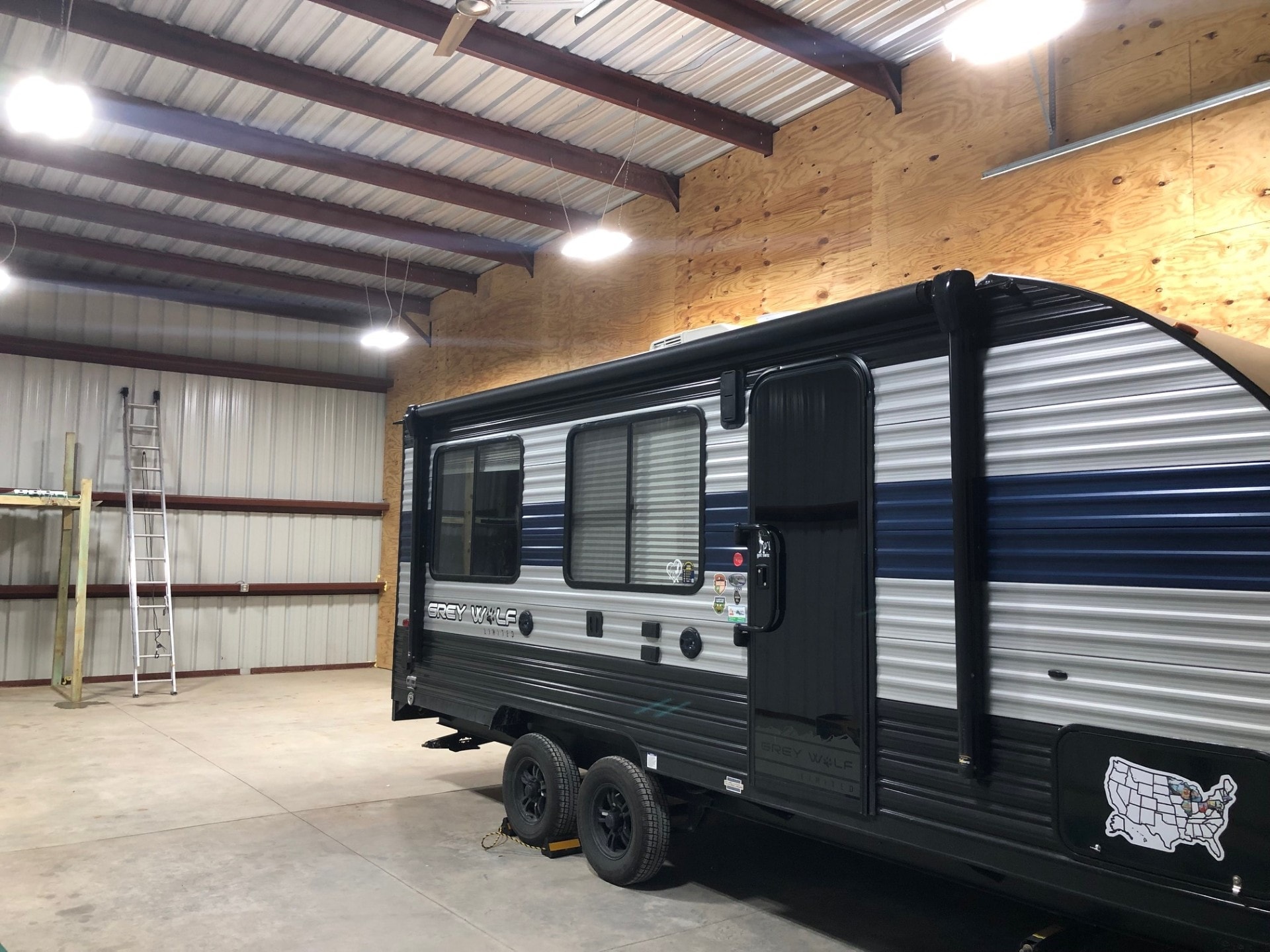 RV self storage open bays